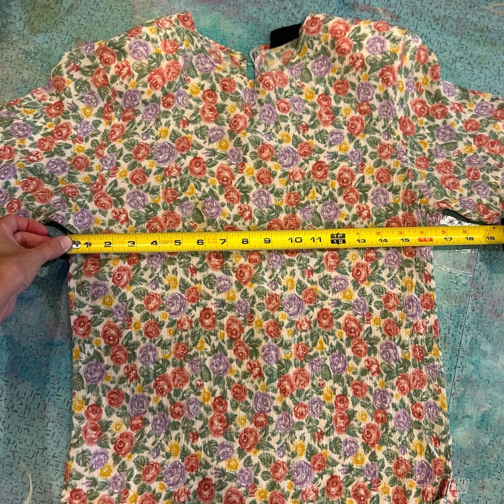 80s Floral Short Set - Picture 14 of 16
